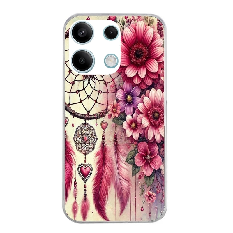 Coque taperso pour POCO X6 5G avec motif dreamcatcher et coeur protection antichoc personnalisée