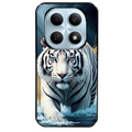 Coque noire taperso pour POCO M8 5G et PRO 5G avec motif tigre polaire protection antichoc personnalisée