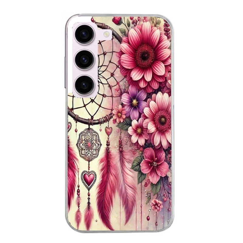 Coque taperso pour Galaxy A13 4G et 5G A23 A53 avec motif dreamcatcher et coeur protection antichoc personnalisée