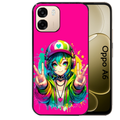 Coque noire taperso pour OPPO A6 A6X 4G et 5G avec motif anime manga et tag protection antichoc personnalisée