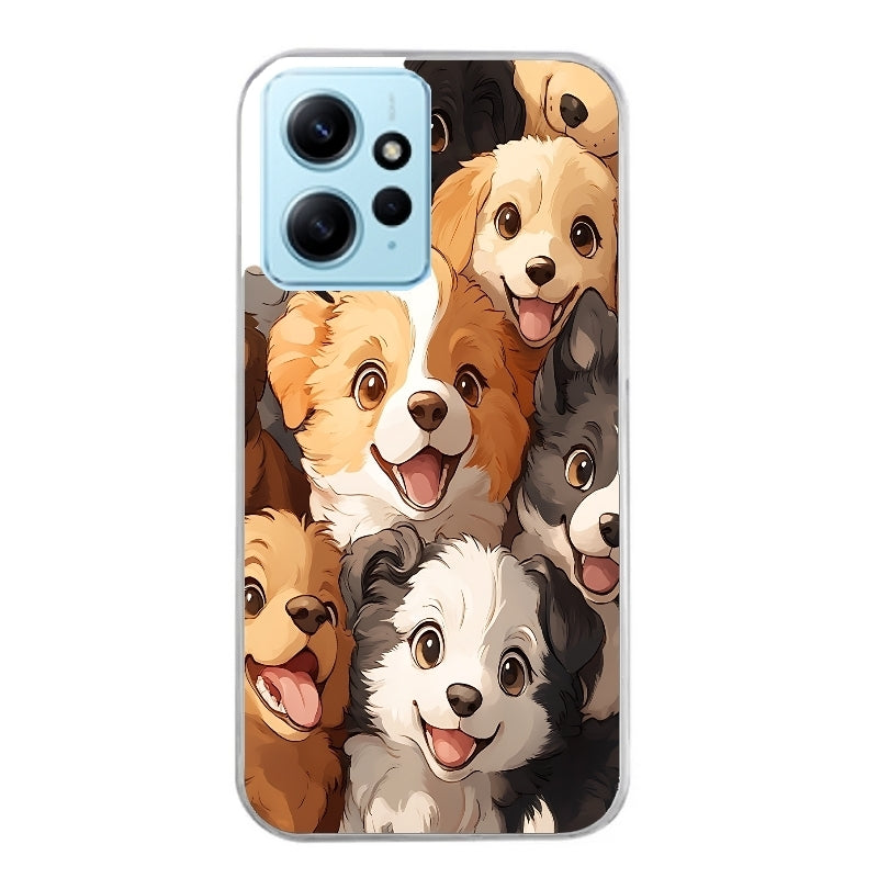 Coque taperso pour POCO X5 5G avec motif chien smile protection antichoc personnalisée