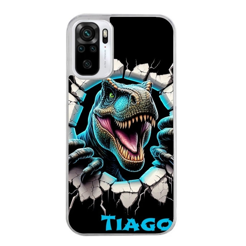 Coque taperso pour Redmi Note 10 4G 5G PRO 10S avec motif dino t rex personnalisee protection antichoc personnalisée