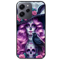 Coque noire taperso pour Redmi 12 4G et 5G avec motif tete de mort calavera et corbeau protection antichoc personnalisée