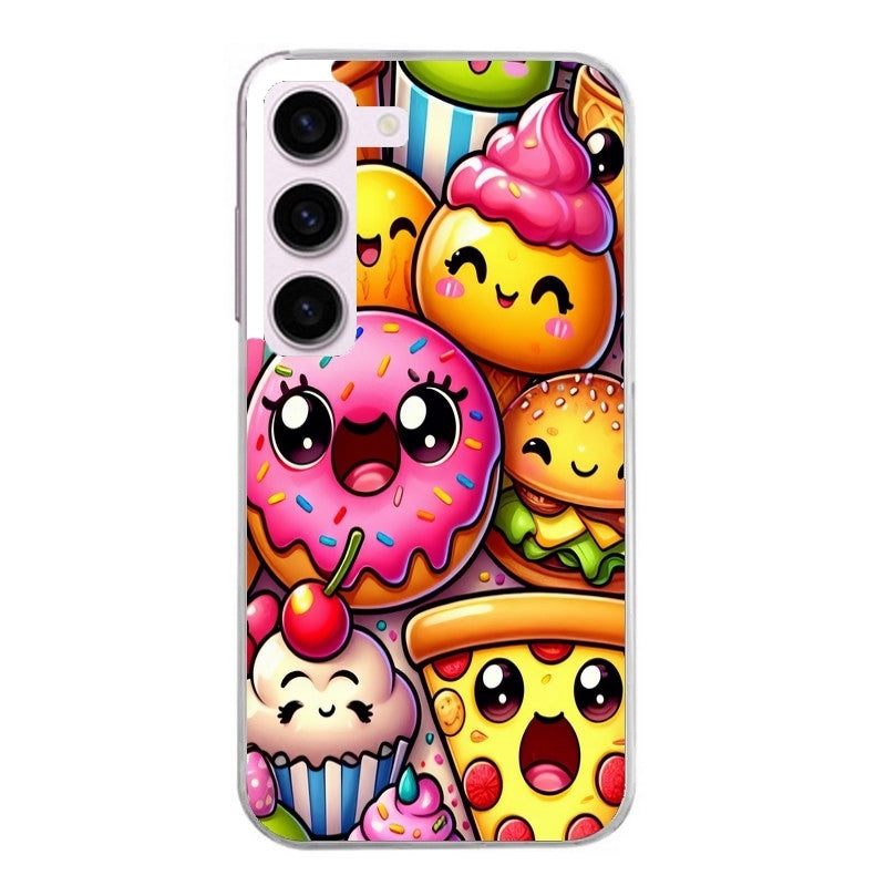 Coque taperso pour Galaxy A13 4G et 5G A23 A53 avec motif anime donut kawaii protection antichoc personnalisée