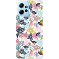 Coque taperso pour Redmi Note 12 4G 5G PRO 4G avec motif jungle et fleur rose protection antichoc personnalisée
