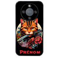 Coque noire taperso pour Magic 5 6 LITE et PRO avec motif chat carpe koii japan personnalise protection antichoc personnalisée