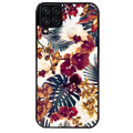 Coque noire taperso pour galaxy A22 A32 A52 A52S 4G 5G  avec motif jungle couleurs d'automne protection antichoc personnalisée