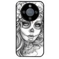 Coque noire taperso pour Magic 5 6 LITE et PRO avec motif mort calavera tatoo protection antichoc personnalisée