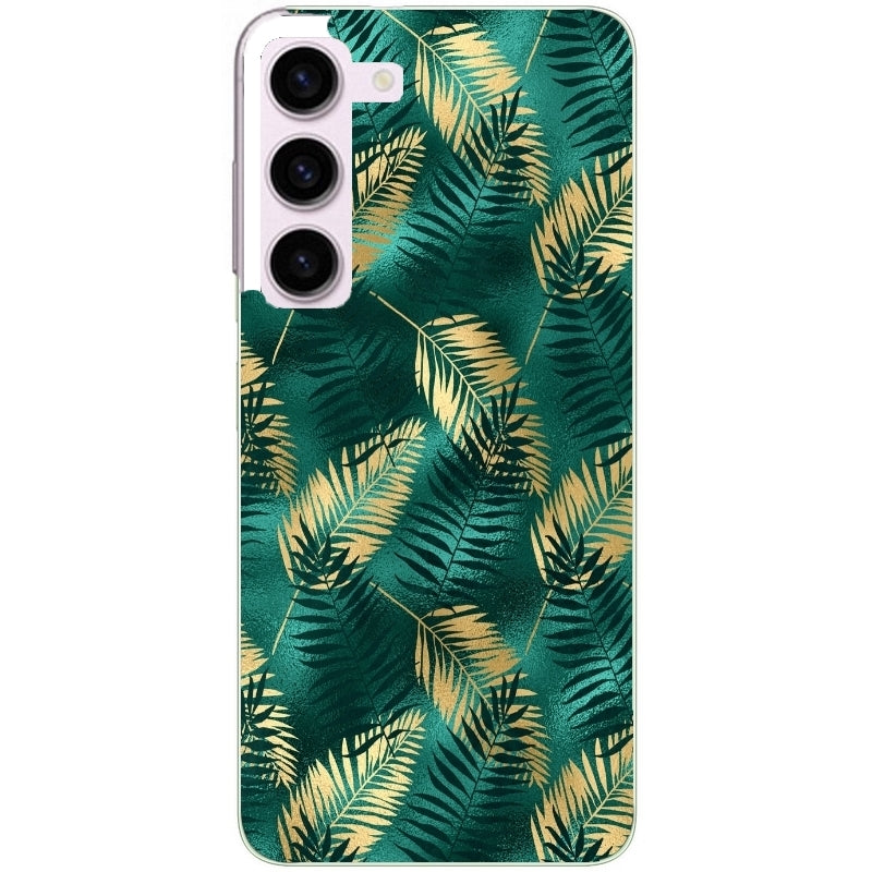 Coque taperso pour Galaxy A13 4G et 5G A23 A53 avec motif palmier vert protection antichoc personnalisée