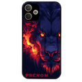 Coque noire taperso pour OPPO A5 PRO 4G et 5G avec motif lion anime protection antichoc personnalisée