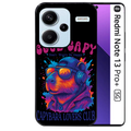 Coque noire taperso pour Redmi Note 13 PRO PLUS 5G avec motif capybara club protection antichoc personnalisée
