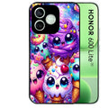 Coque noire pour Honor 600 LITE avec motif anime ice cream kawaii protection antichoc personnalisée