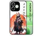 Coque noire pour Honor 600 LITE avec motif anime chat japan personnalisée protection antichoc personnalisée