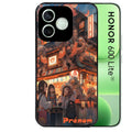 Coque noire pour Honor 600 LITE avec motif anime street japan personnalisée protection antichoc personnalisée