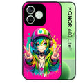 Coque noire pour Honor 600 LITE avec motif anime manga et tag protection antichoc personnalisée