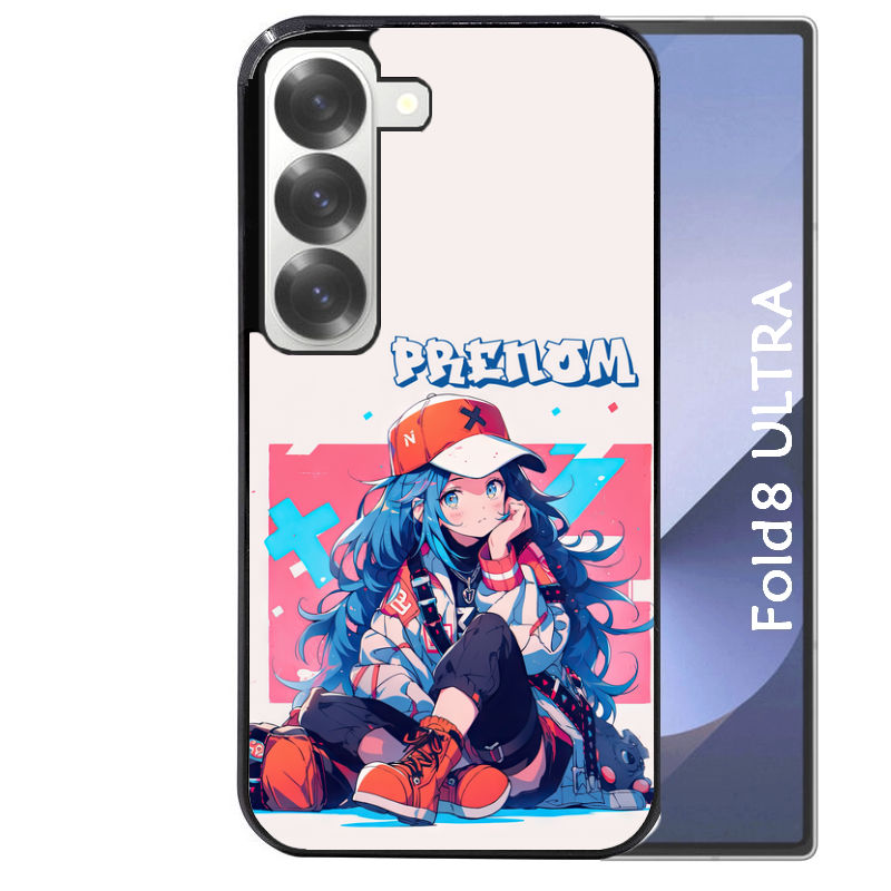 Coque pour Z Fold 8 / ULTRA personnalisée anime casquette