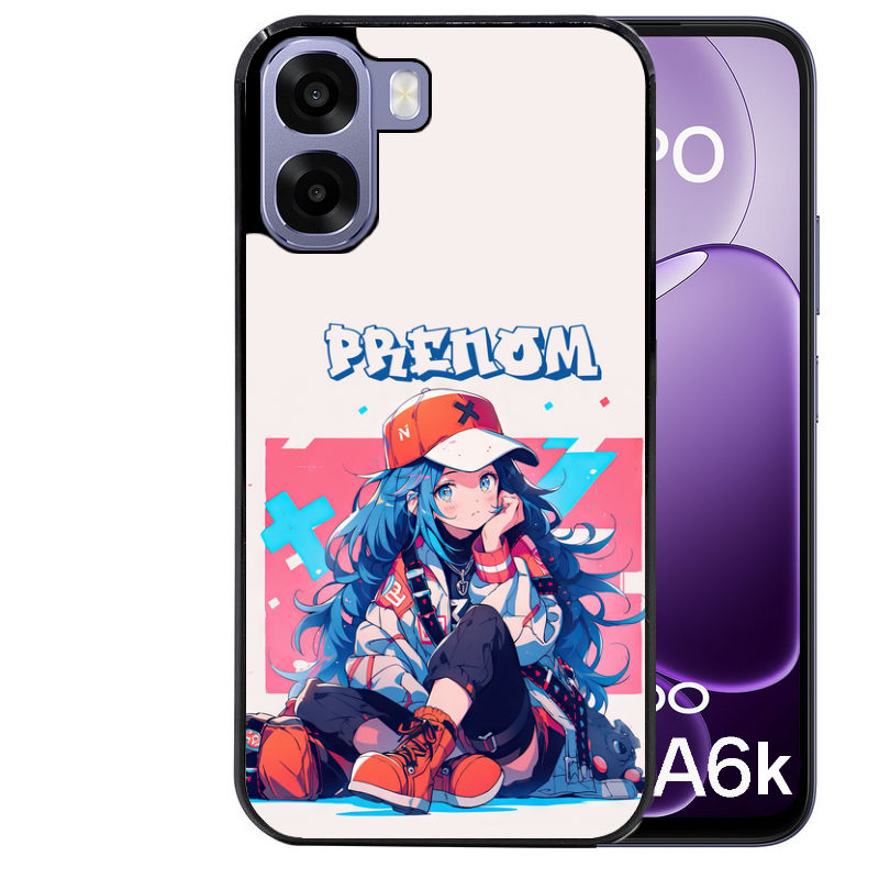 Coque pour Oppo A6 A6 A6K personnalisée anime casquette