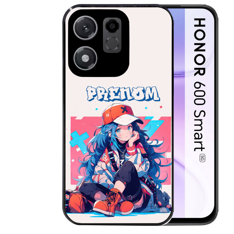 Coque pour Honor 600 SMART personnalisée anime casquette
