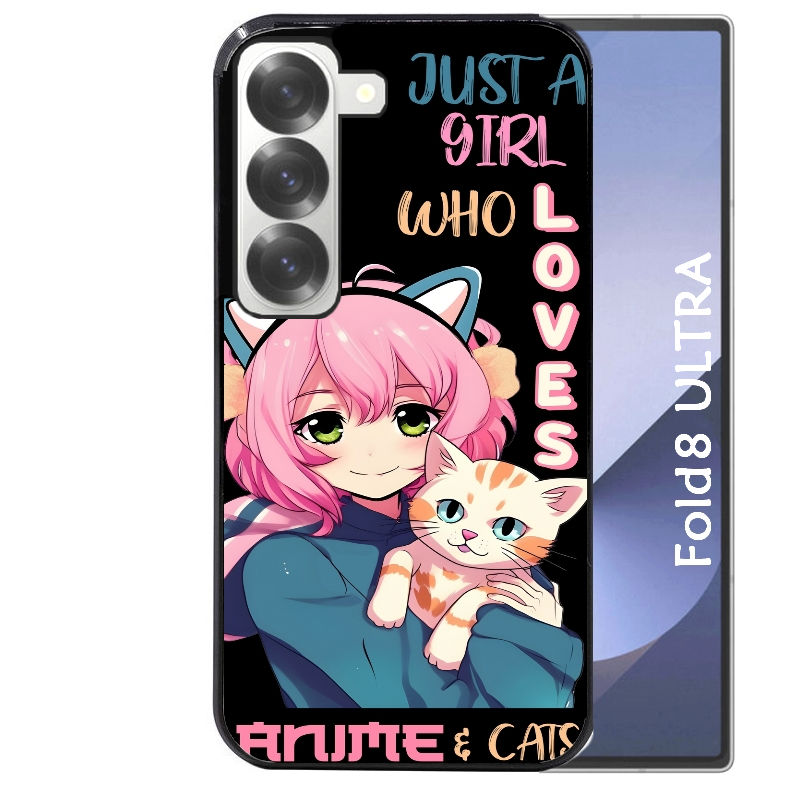 Coque pour Z Fold 8 / ULTRA anime et chat
