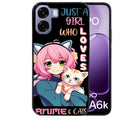Coque pour Oppo A6 A6 A6K anime et chat