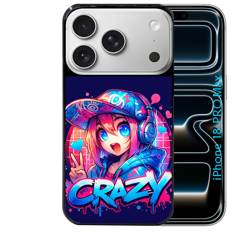 Coque pour Iphone 18 / PRO / PRO MAX / 18E anime crazy