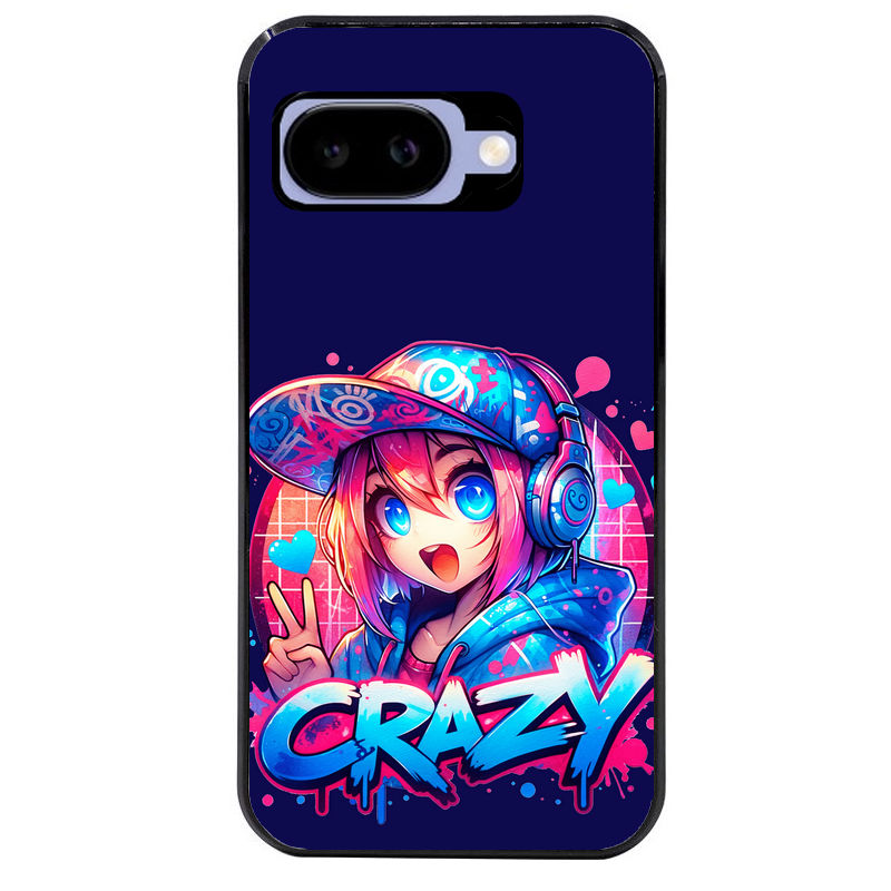 Coque pour Pixel 8A 9A 10A anime crazy