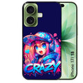 Coque pour Iphone 18 / PRO / PRO MAX / 18E anime crazy