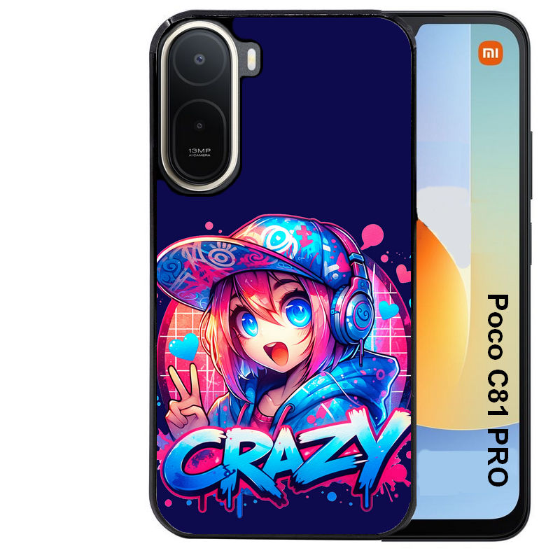 Coque pour POCO C81 PRO anime crazy