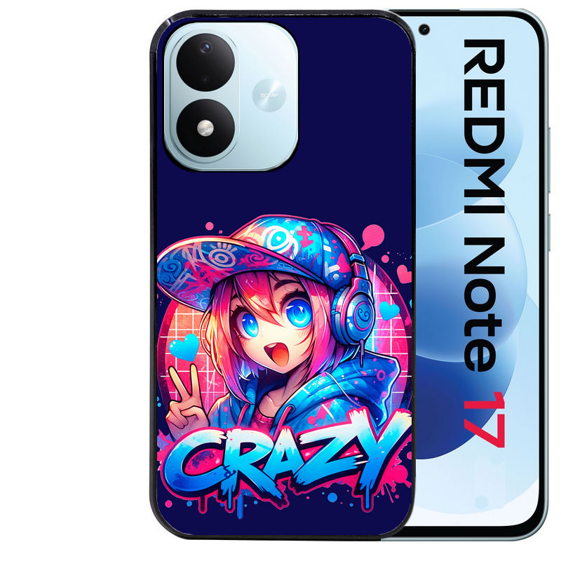 Coque pour Redmi Note 17 et PRO 4G 5G Max anime crazy