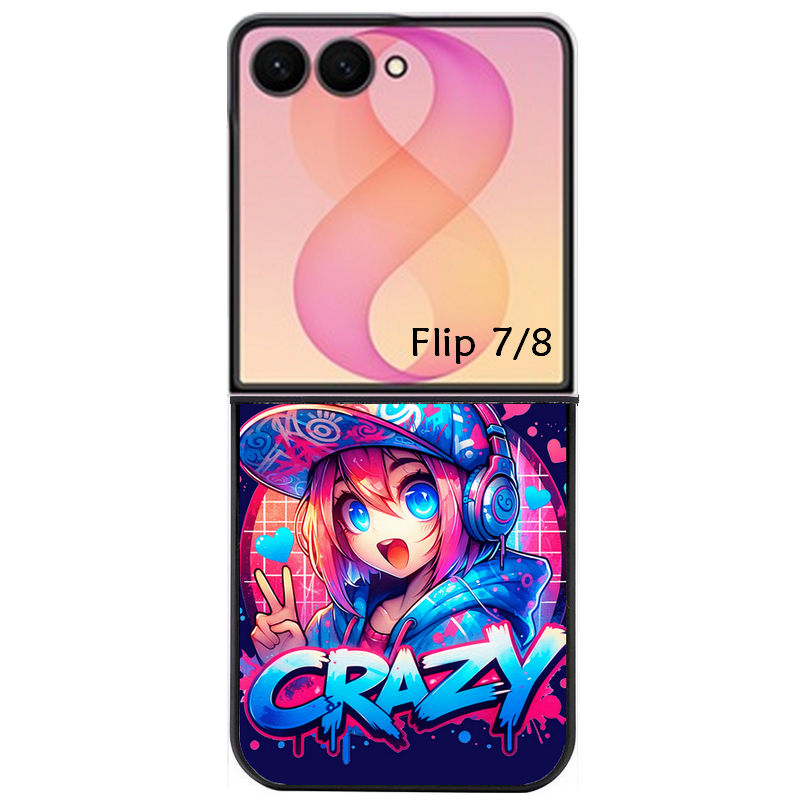Coque pour Z FLIP 6 7 8 anime crazy