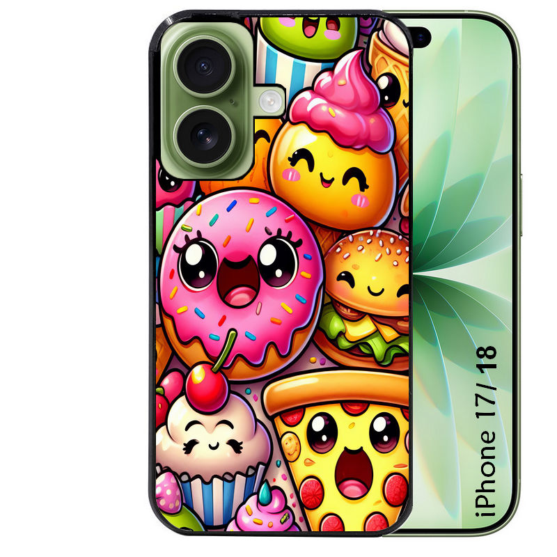 Coque pour Iphone 18 / PRO / PRO MAX / 18E anime donut kawaii