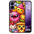 Coque pour Oppo A6 A6 A6K anime donut kawaii