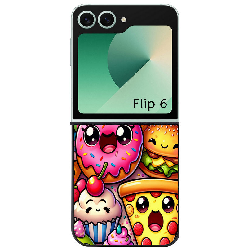 Coque pour Z FLIP 6 7 8 anime donut kawaii