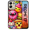 Coque pour Redmi 17 et 17C 4G 5G anime donut kawaii