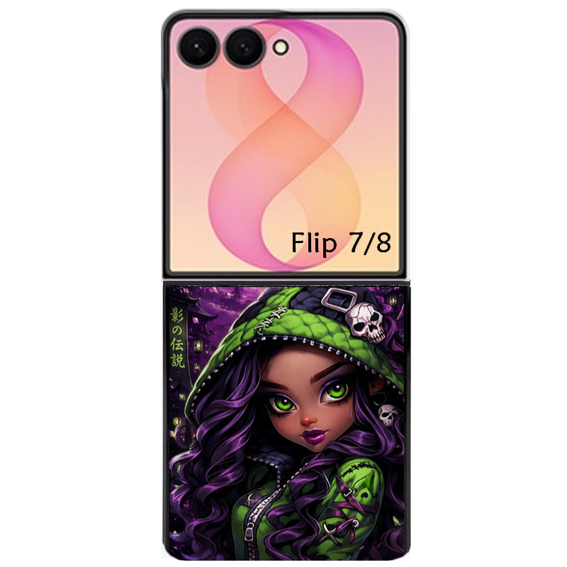 Coque pour Z FLIP 6 7 8 anime halloween