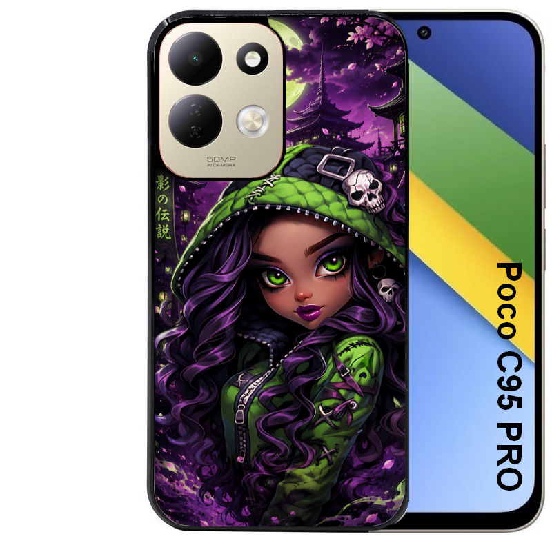 Coque pour POCO C95 PRO anime halloween