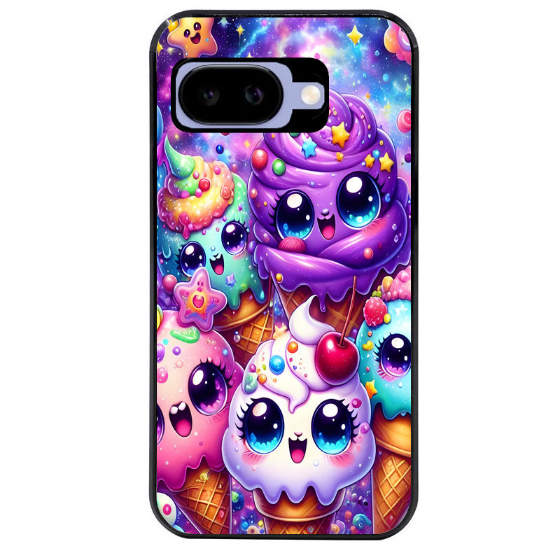 Coque pour Pixel 8A 9A 10A anime ice cream kawaii