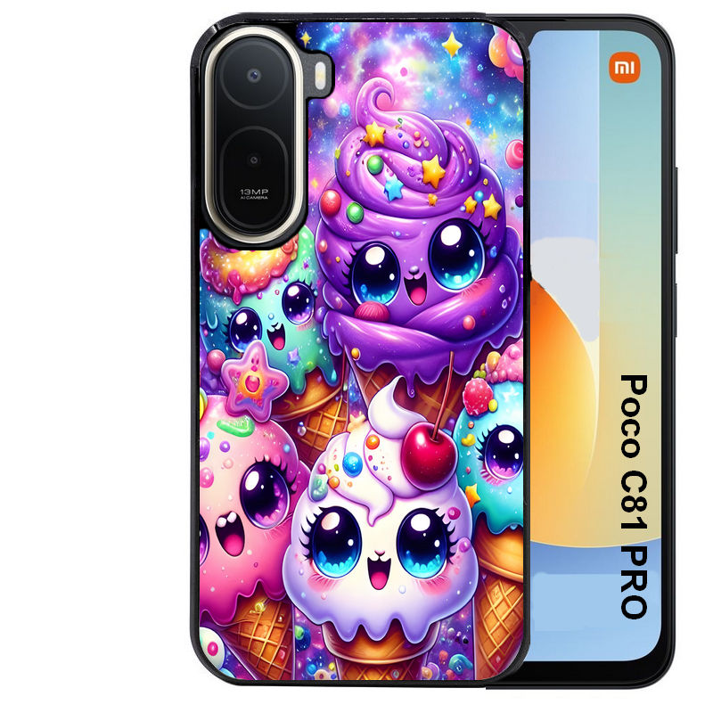 Coque pour POCO C81 PRO anime ice cream kawaii