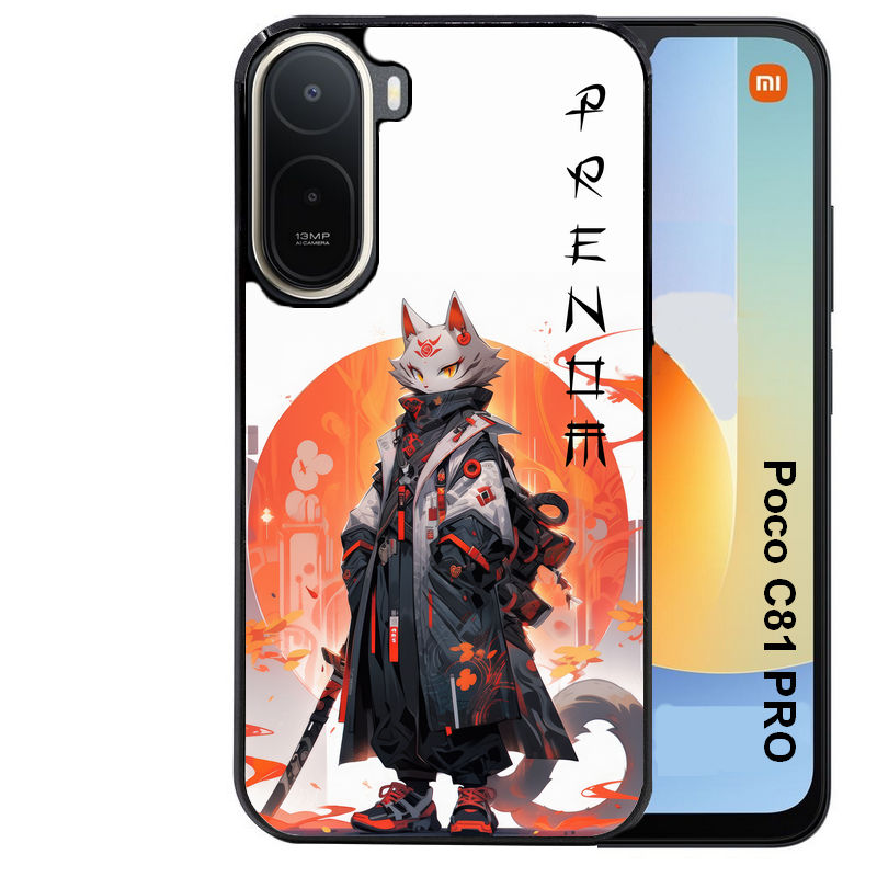 Coque pour POCO C81 PRO personnalisée anime chat japan