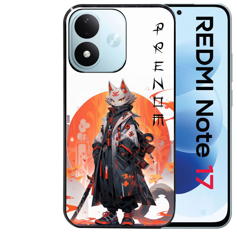 Coque pour Redmi Note 17 et PRO 4G 5G Max personnalisée anime chat japan