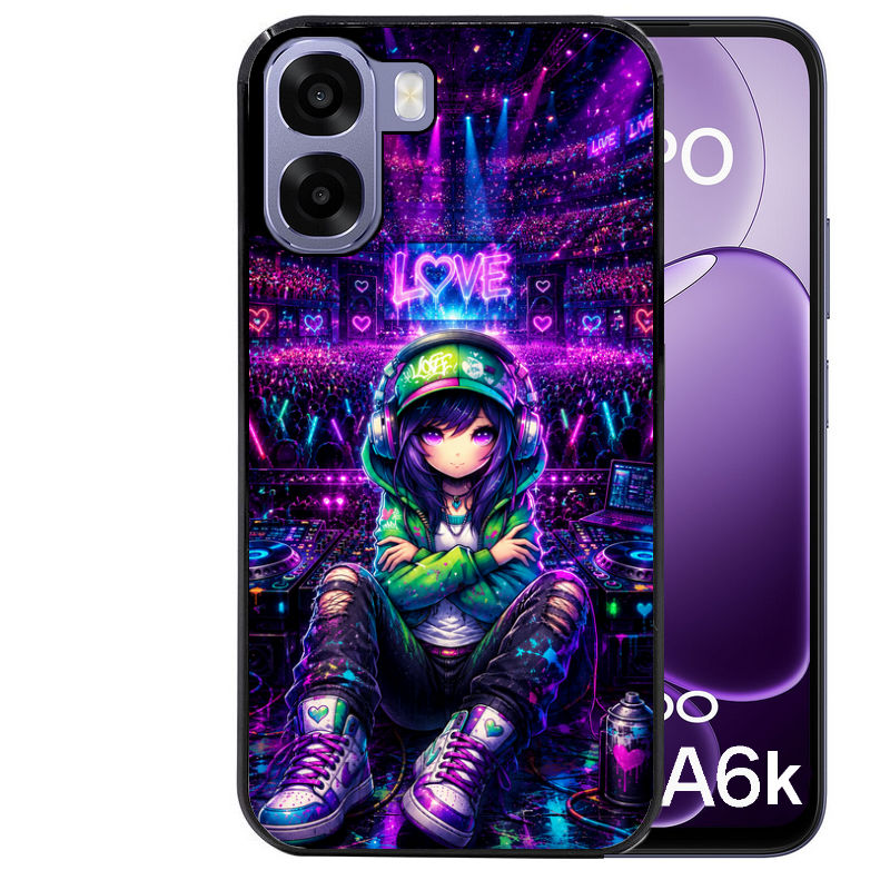 Coque pour Oppo A6 A6 A6K anime manga et love DJ