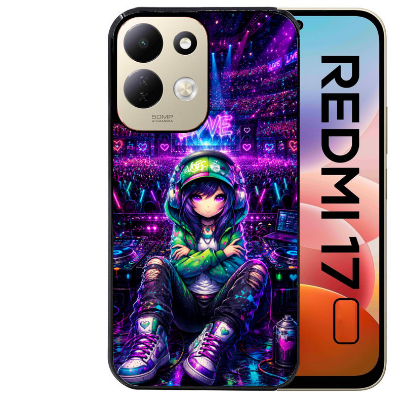 Coque pour Redmi 17 et 17C 4G 5G anime manga et love DJ