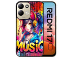 Coque pour Redmi 17 et 17C 4G 5G anime manga et music