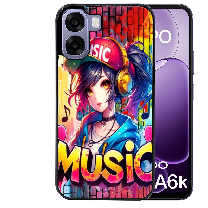Coque pour Oppo A6 A6 A6K anime manga et music
