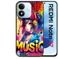 Coque pour Redmi Note 17 et PRO 4G 5G Max anime manga et music