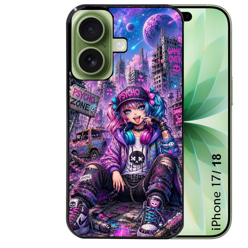 Coque pour Iphone 18 / PRO / PRO MAX / 18E anime manga et psycho
