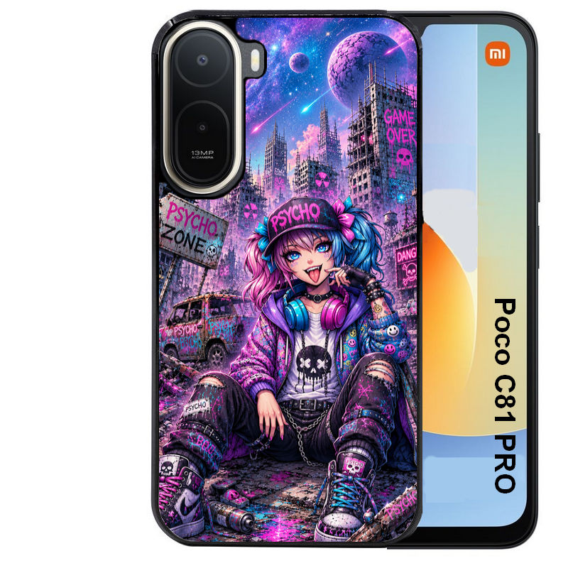 Coque pour POCO C81 PRO anime manga et psycho
