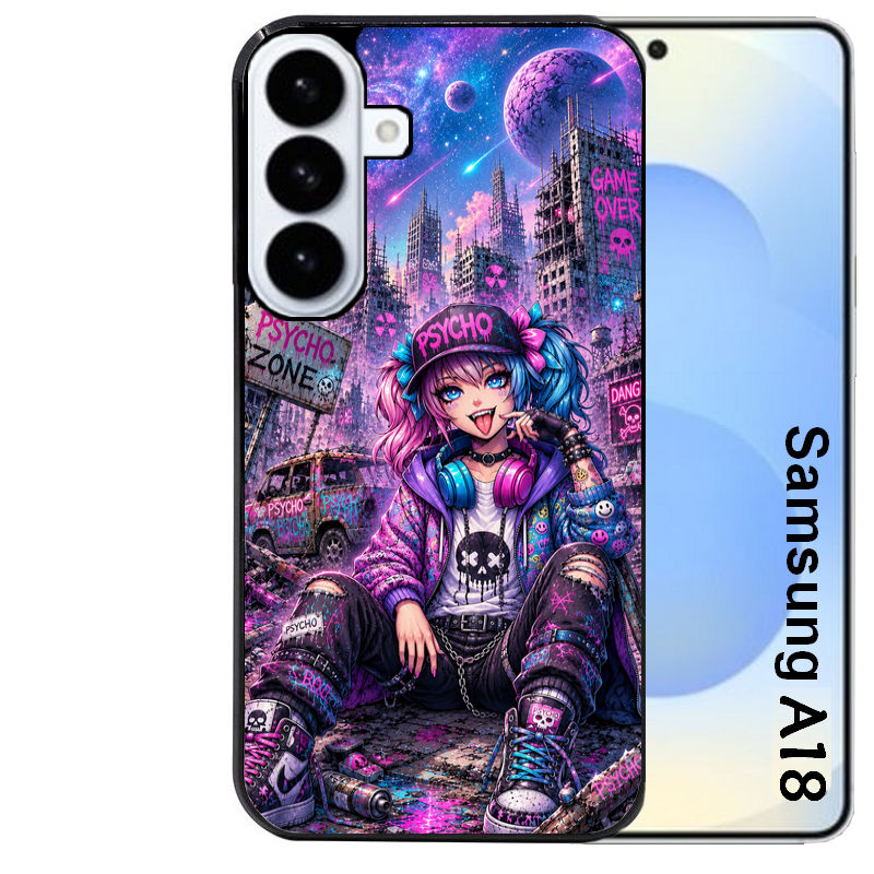 Coque pour Galaxy A08 A18 A28 A38 A58 anime manga et psycho