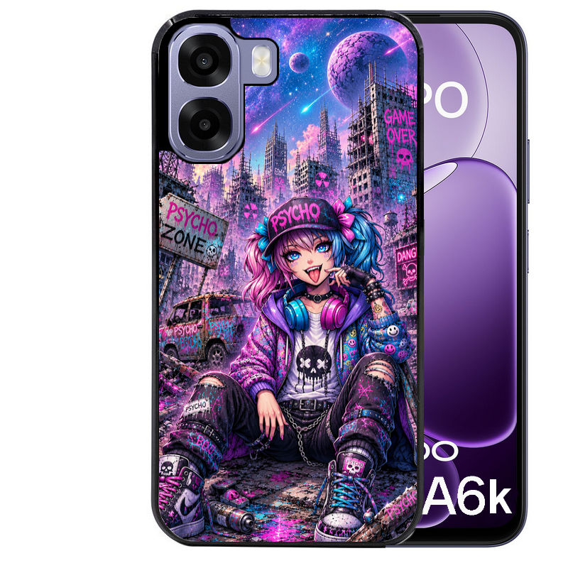 Coque pour Oppo A6 A6 A6K anime manga et psycho