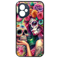 Coque noire taperso pour Honor 400 et Lite Pro Smart avec motif tete de mort calavera skull protection antichoc personnalisée